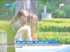 Iulia si Mihai Albu, surprinsi impreuna in parc