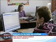 Bugetarii isi iau banii mai devreme