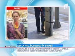 Seful Fiscului din Barlad, ucis in plina strada