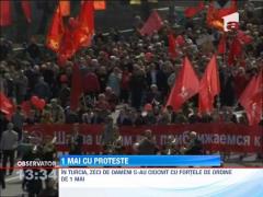 Confruntari violente in Turcia. Zeci de oameni s-au batut cu fortele de ordine