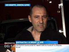 Trei tineri au plonjat cu masina intr-un lac de la marginea Capitalei