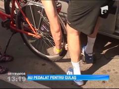 Odorheiu Secuiesc: Au pedalat pentru gulas