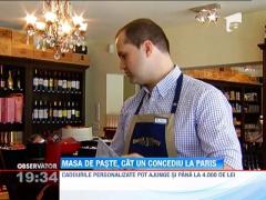 Masa de paste, cat un concediu la Paris