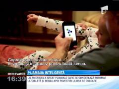 Pijamalele inteligente se conecteaza la smarphone si spun povesti