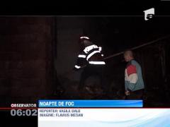 Incendiu aprins de fulger