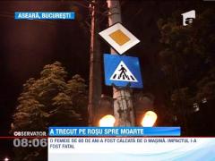 Ucisa pe culoarea rosie a semaforului