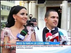 Botez in familia lui Cornel Dinu