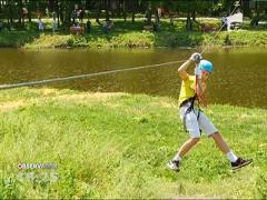 De la masa, in parcul de aventuri