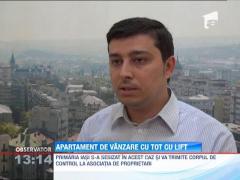 Un apartament din Iasi se vinde cu tot cu liftul blocului