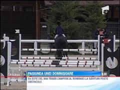 Anne Marie Bontea, cea mai tanara campioana a Romaniei la sarituri peste obstacole