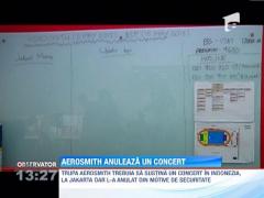 Aerosmith anuleaza concertul din Jakarta din motive de securitate