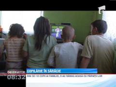 Un baiat din Botosani a renuntat la scoala pentru a-si auta cei opt frati