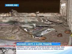 Intepenit cu capul in casa si picioarele afara, din cauza unei glume proaste si a betiei