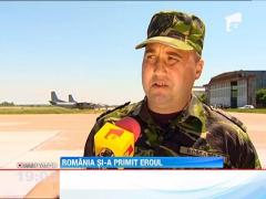 Florinel, militarul ramas fara picioare, a revenit acasa