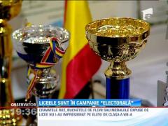 Liceele au intrat de astazi in campanie "electorala"