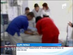 Un bebelus din Vaslui a cazut intr-o oala cu apa fierbinte