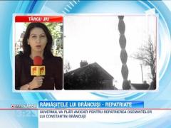 Osemintele lui Constantin Brancusi vor fi aduse in tara