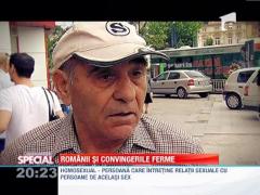 Romanii nu fac deosebirea dintre heterosexual si homosexual
