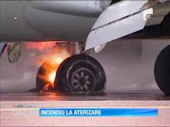 Moscova: Avion in flacari, la aterizare