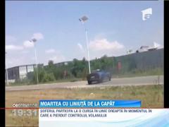 Accident spectaculos la o cursa legala din Capitala!