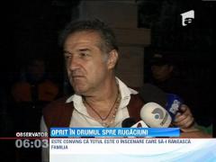 Gigi Becali, oprit de politisti pe aeroport