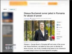 Cazul Becali in presa romana si internationala: "Extravagantul pastor de oi a fost arestat!"