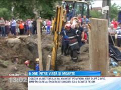 Muncitor ingropat in pamant, salvat dupa opt ore in judetul Arad