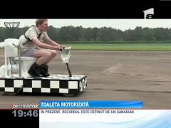 Cea mai rapida toaleta motorizata din lume