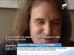 Megadeth, indragostiti de Romania