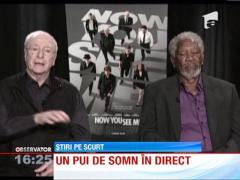 Morgan Freeman a atipit in timpul unui interviu televizat