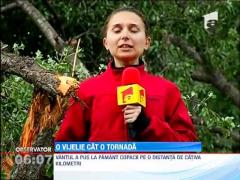 UPDATE! Sat din Galati devastat de furtuna