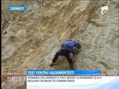 Test pentru salvamontistii din Zarnesti