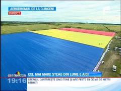 UPDATE! Romania are cel mai mare steag din lume. Antena 3, in Guinness World Records