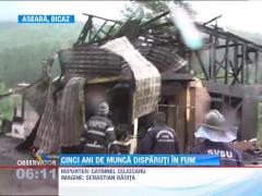 Un magazin si o terasa s-au facut scrum in Bicaz