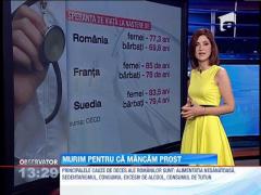 Problemele de sanatate ale romanilor sunt reprezentate de bolile netransmisibile