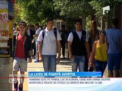 INGRIJORATOR: Avortul la liceu, o obisnuinta