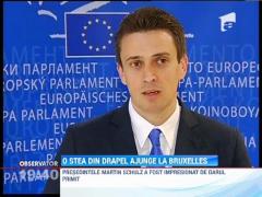 Mihai Gadea, cadou pentru presedintele Parlamentului European