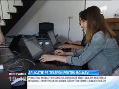 Aplicatie pe telefon pentru bolnavi