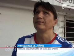 Doua antrenoare de atletism din Bistrita s-au luat la bataie in fata elevilor