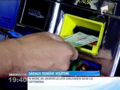 Potrivit studiilor, romanii nu joaca la Loto de placere, ci din saracie
