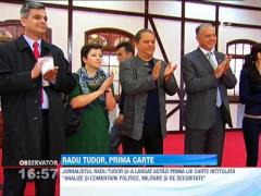 Jurnalistul Radu Tudor si-a lansat prima carte