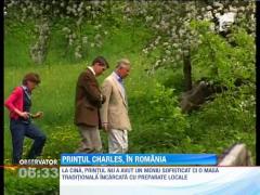 Printul Charles, asteptat cu preparate traditionale si cu suc din flori de soc