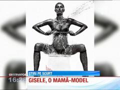 Gisele Bundchen, in bikini la nici doua luni de cand a nascut