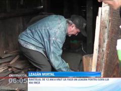 Un baiat de 12 ani a murit incercand sa-i faca surorii sale un leagan