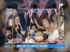 Defilare pe fluviul Tamisa in cinstea Reginei Elisabeta a II-a