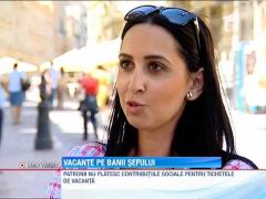 10.000 de romani primesc de la patroni tichete pentru concediu