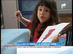 Peste 8.000 de copii din Capitala vor ramane neinscrisi la gradinite