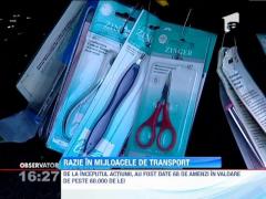 Capitala: Razie in mijloacele de transport