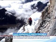 Cinci alpinisti romani vor sa cucereasca Muntele Destinului