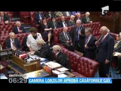 Camera Lorzilor aproba casatoriile gay